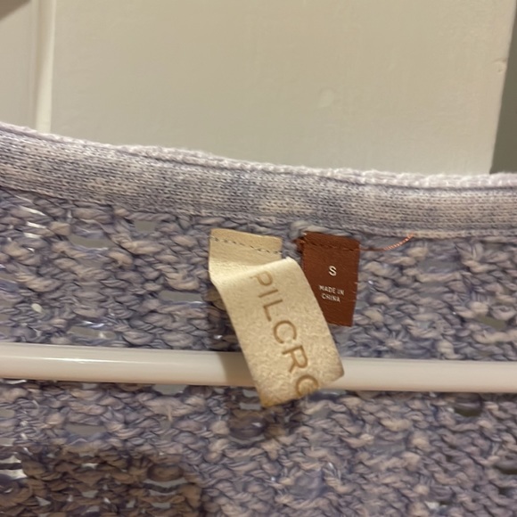 Pilcro  By Anthropologie Women's Purple Christian Knit Anthro Sweater Size Small - Picture 3 of 3